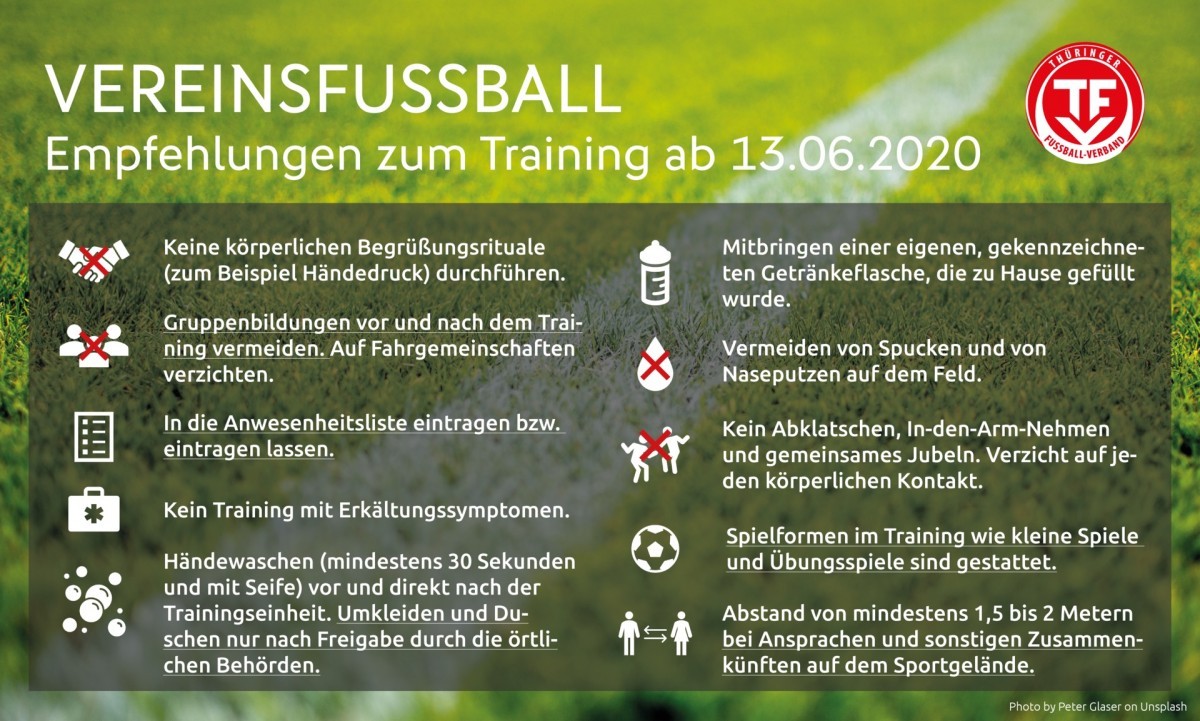 Eingeschränkter Trainingsbetrieb startet am 1. Juni