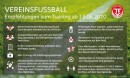 Eingeschränkter Trainingsbetrieb startet am 1. Juni