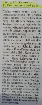 17.09.2016 SSV 1938 Großenstein vs. SV 1924 M`bernsdorf